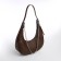 Bag Women's Sobo on the zipper Textura, average size, brown color