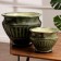 Set of pots 2 pcs. "Wave" green 7.6 l/2.2 l