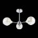 Ceiling EVOLUCE lamp. Sle102702-03. Giorte. 3x40 W, E14, 61x61x33.5 cm, chromium color
