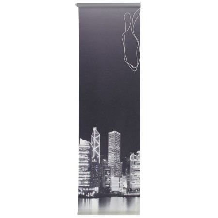 Rolled curtain "City", 70 × 175 cm, color monochrome