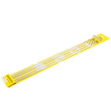 A set of flat skewers 600x10x1.5 mm, 4 pcs, stainless steel, bbq time