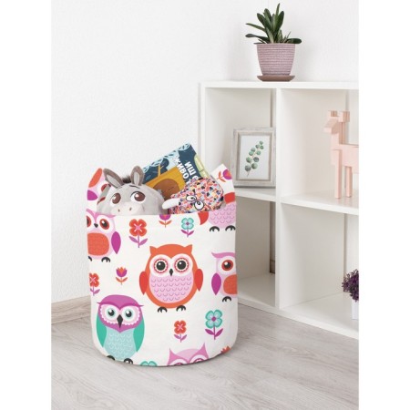 Basket for toys "educated owls, size 35x35 cm