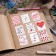 Paper stickers "hearts", 11 × 15.5 cm