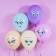 Shar Latex 12 “Funny emoticons”, pastel, 1-way, set 25 pcs., Mix