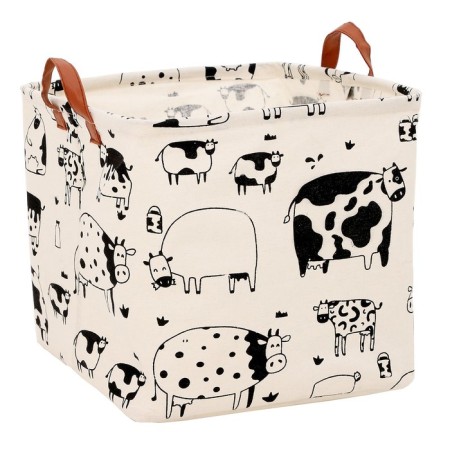 Basket for toys "cow" 30x30x30 cm-2