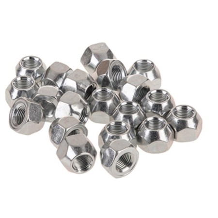 Nut of SkyWay cone, M12x1.25 Open 16mm, key 21mm, zinc, set 20 pcs-1