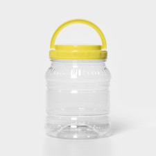 Bank for storage of products, plastic, 1.5 l, color mix