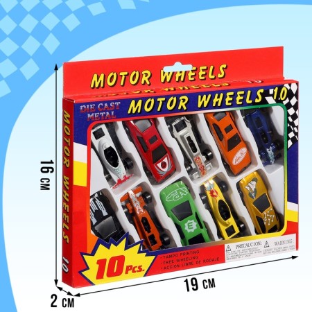 Metal machine "Automir", a set of 10 pcs.-13