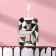 Candle for Cake "Almaz", number "9", silver metallic