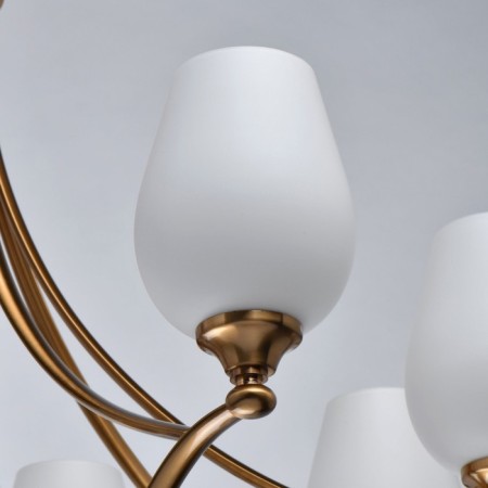 Palermo chandelier, size 93x285x93 cm, 480W 8xe27 IP 20-8