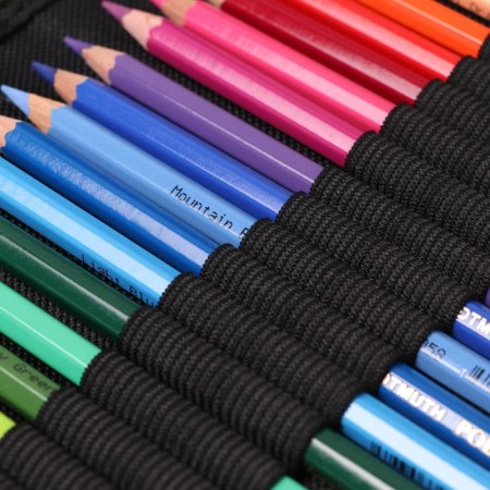 Pencils 24 CV KOH-I-NOOR Polycolor 3824, Black Penal-Rolon on the Textile button-2