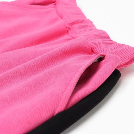 Suit for a girl (sweatshirt/pants), pink color, height 104-110cm-10