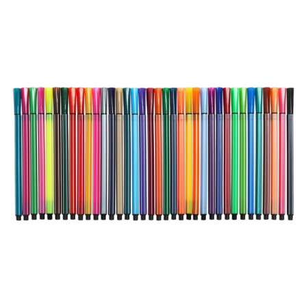 Fleeters 36 colors, in a tube, stripes, pink bear-2