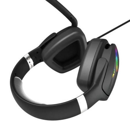 Marvo HG9068 headphones, game, full -size, microphone, USB, 2.1 m, RGB, black-5