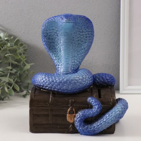 New Year's piggy bank "Cobra on the chest" 20 x 17 x 12 cm.-5