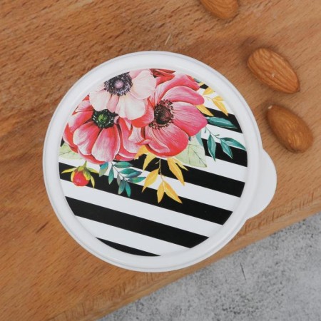 Lunch-Box Round "Flowers", 150 ml-1