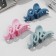 Hair crab "Matte" wave tilt, 7.5 cm, mix