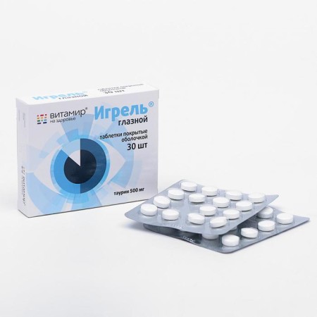 "Eye Game", Taurin 500 mg, 30 tablets