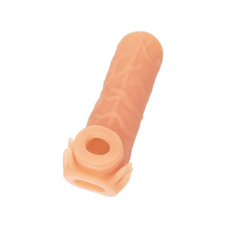 Kokos nozzle is realistic with additional stimulation, TPE, bodily, 12 cm-5