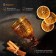 Magistro glass glass "Largo", 260 ml, amber color