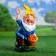 Garden figure "Dwarf with apples" Small 10x15x29cm