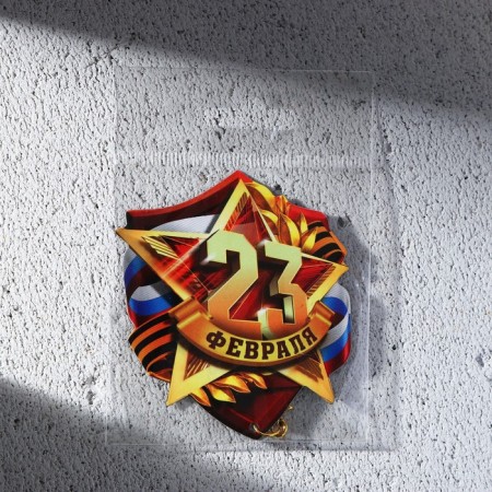 Magnet with add. element "February 23", 6 x 8 cm-5