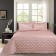A set with a "Paola" bedspread, size 240x260 cm, 50x70 cm - 2 pcs, color ash rose