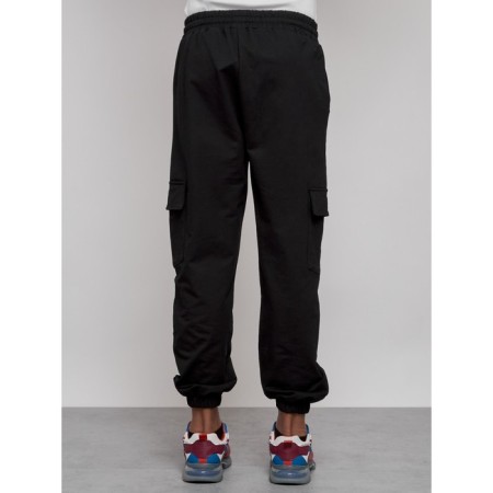 Joggers male, size 50, black color-10
