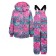 Winter kit for girls: jacket and semi -combineson, height 104 cm