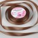 Satin ribbon, 12 mm × 23 ± 1 m, nut color
