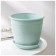 Plastic pot "Venice", d = 19, with a pallet, mint