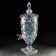 Dispenser for drinks Glass "Shine", 3 l, 17 × 48 cm, pearly color