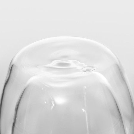 A glass glass with double walls "Paul. Wavy duo ", 200 ml-3