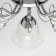 Monica chandelier, size 64x17.5x64 cm, 200W 5XE14