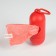 Container with packets for cleaning for dogs (roll 15 packets 29x21 cm), red