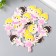 Decor for creativity Rubber "Ballerina" set of 15 pcs mix 4x2.5 cm