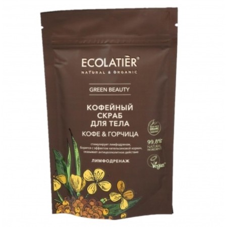 Body scrub Ecolatier Green Beauty "Coffee & Mustard", 150 g