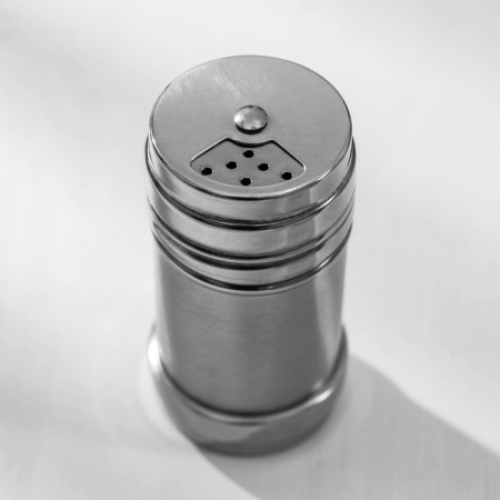 Solonka made of stainless steel "metallic", 120 ml, 4.3 × 8 cm, silver color-2
