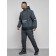 Male winter ski costume, size 48, dark gray color