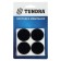 Furniture tundra, D = 40 mm, round, black, 8 pcs.