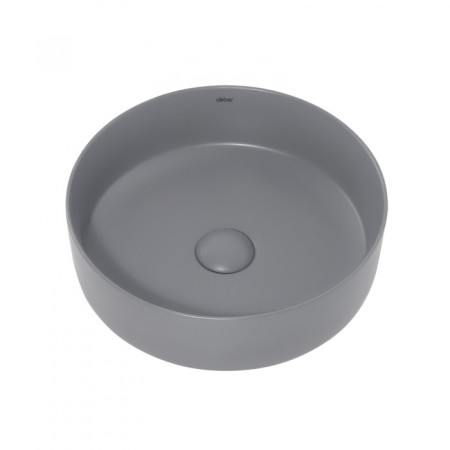 ABBER Bequem AC2108MG sink, invoice, 360x360x120 mm, gray, matte-2