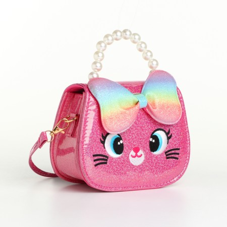 Baby bag on the valve, raspberry color