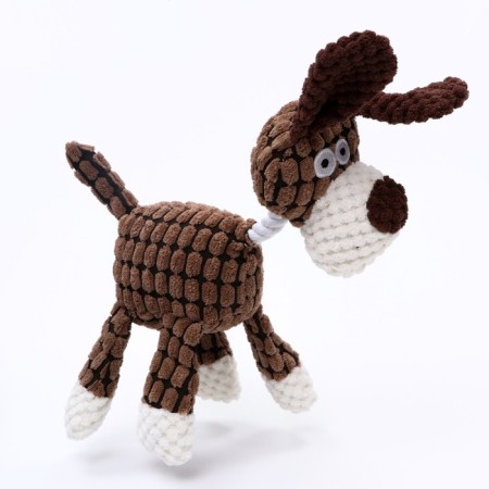 Soft toy for dogs "Funny Dvor", 27 x 8 cm, mix of flowers-5