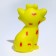 Brying toy "cat" for dogs, 10 cm, yellow