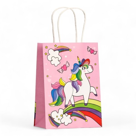 Crafts "Pink Unicorn", 120 g/m2, 15 x 8 x 21 cm