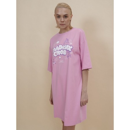 Female dress, size s, pink color-1