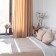 Scande blanket, size 220x240 cm, beige color