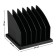 Stand for magazines and papers (sorter) Istanm, team, 6 departments, black