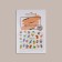 Slider - Nail Design "Watercolor Graphics", packing 6 pcs, multi -colored