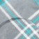 Scotland 098 Gray-turquoise blanket 140x200cm Flice 180g/m PE 100%